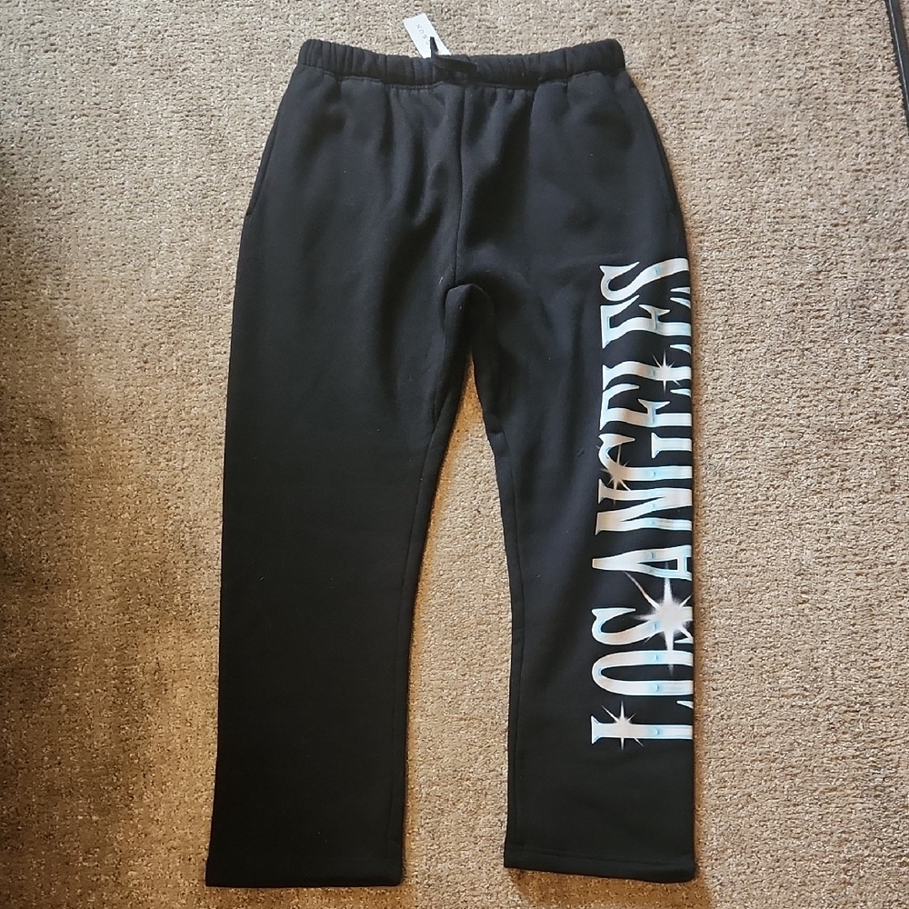 PacSun Black Los Angeles Graphic Joggers